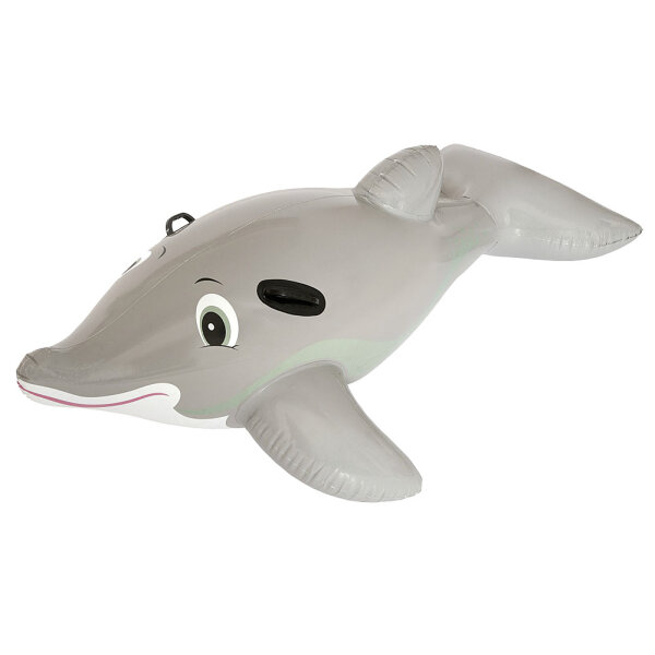 HAPPY PEOPLE Badetier Delfin Farbe grau