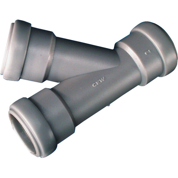 CARYSAN® T-Stück 45° zu AW-Rohrsystem 28 mm mit Dichtung